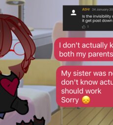 Ask The Invisible Girl #1