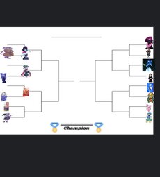 Round 4 fem jevil vs undyne deltarune