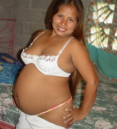 pregnant with milky tits