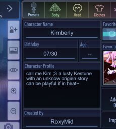 new oc made by  roxy~Midnight ~