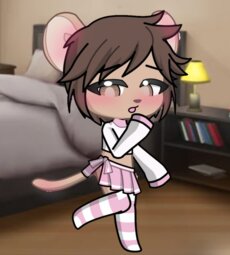 Uh oh!! My skirt ripped >///<