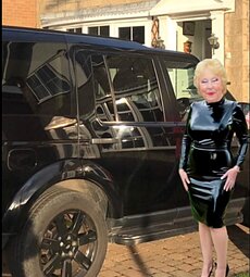 Cathy PVC Slut Granny Cock Sucker