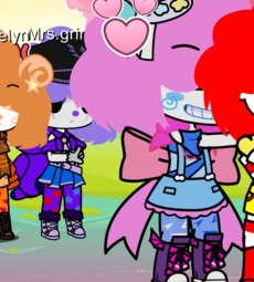 here is the 4th grimace girl clown version of the new shake