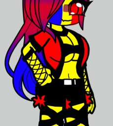 Moldova and Kaira with their adult version