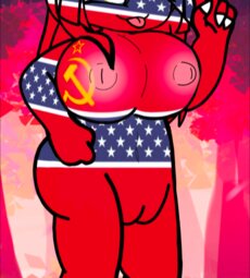 oc of my friends with their real flag