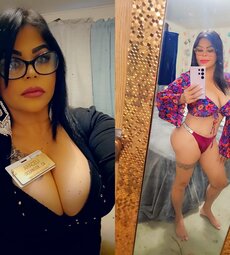 La tetona en  tanga de Araceli