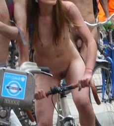 Franziska Toffel nude in public