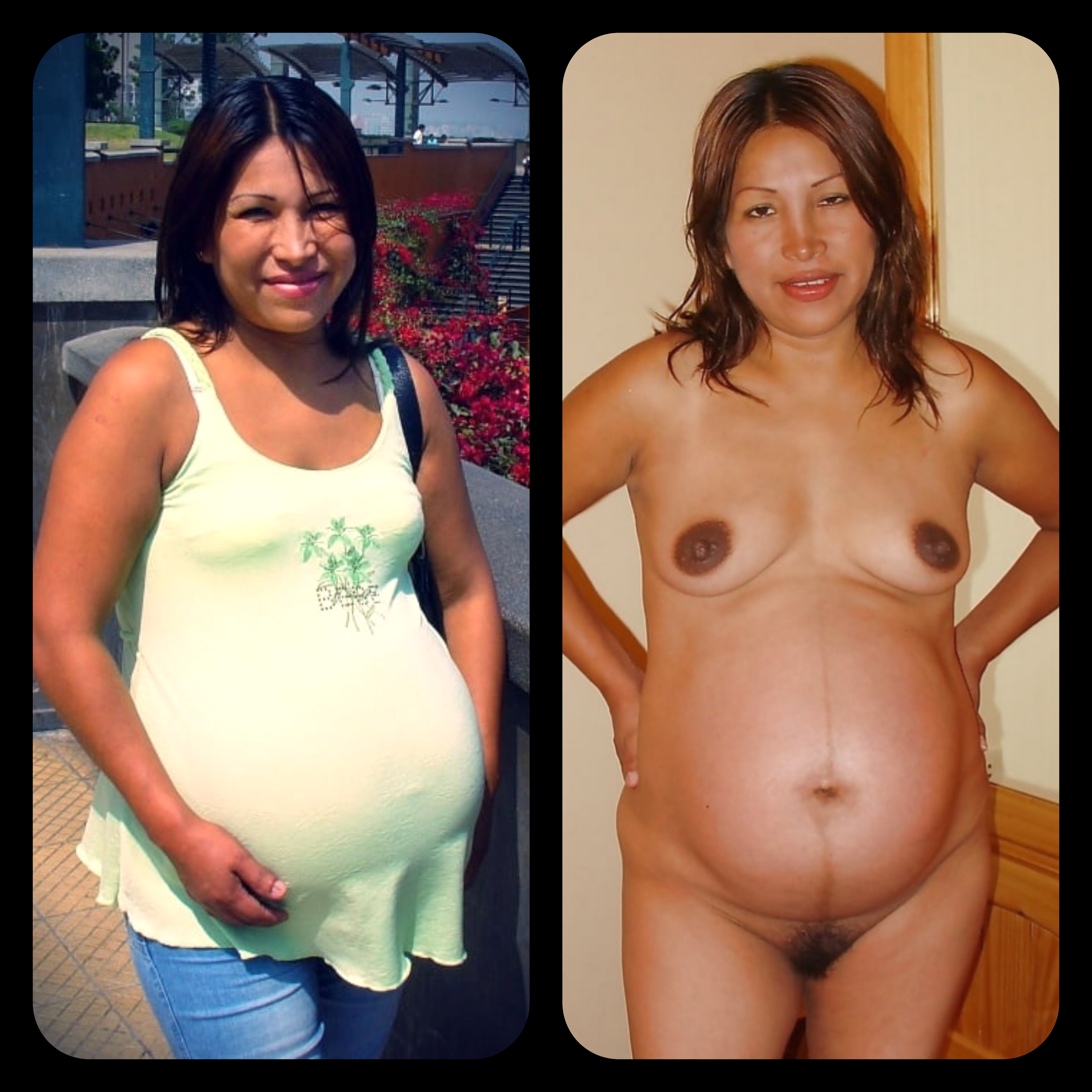 Pregnant Peruvian Latina Slut