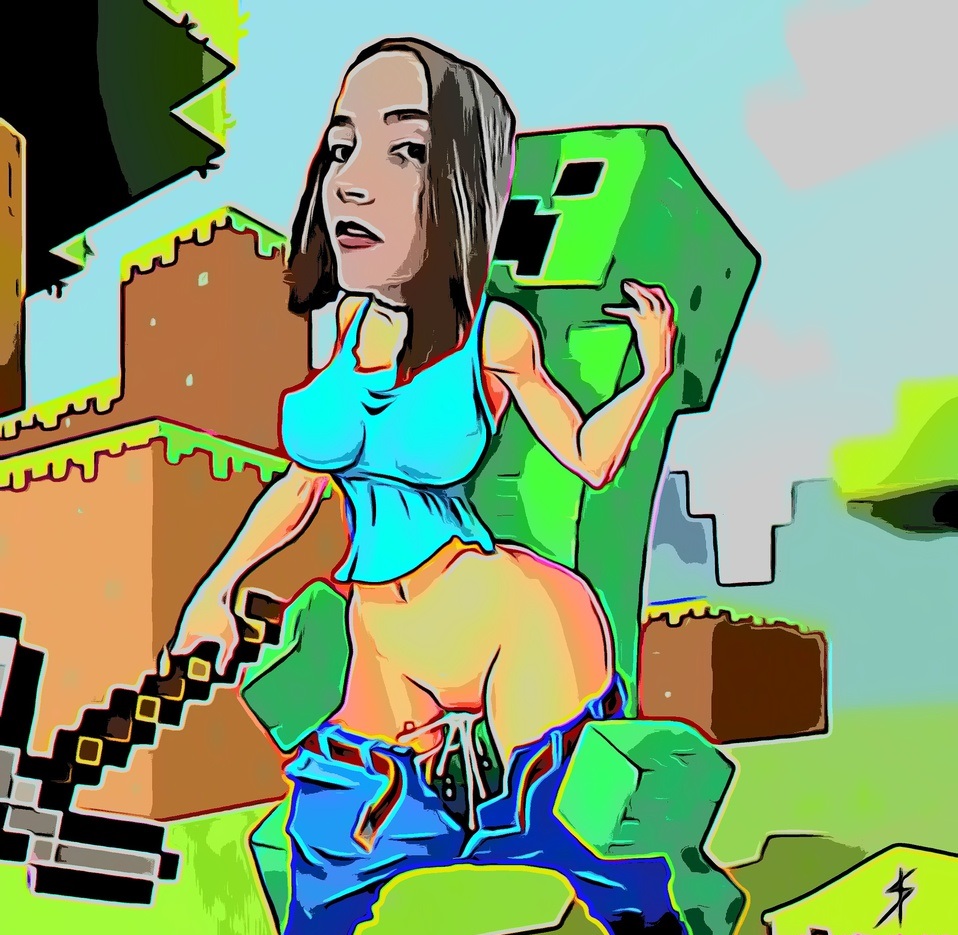 Minecraft Creeper Fucks Slut Katelyn