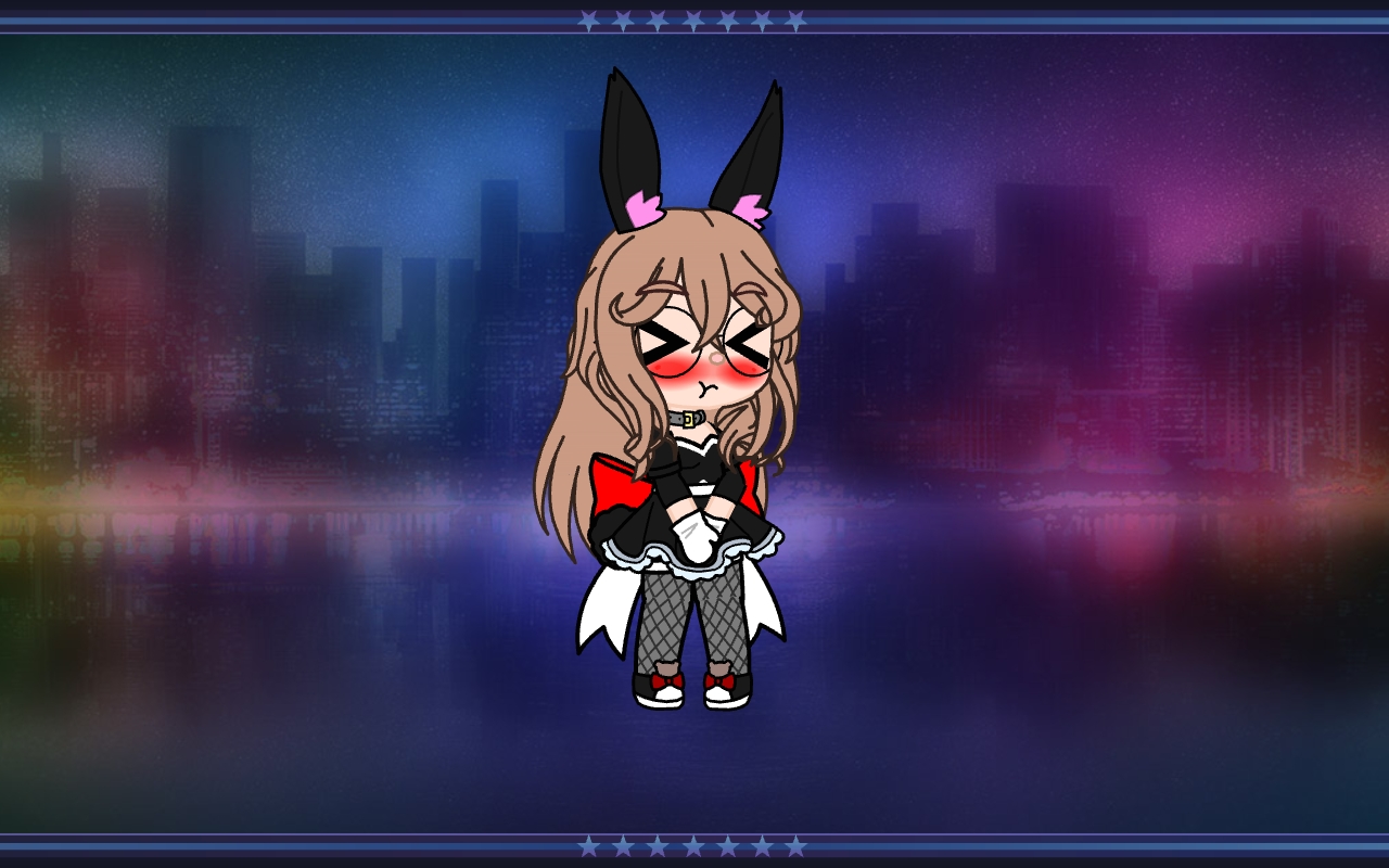 Clara being a bunny maid