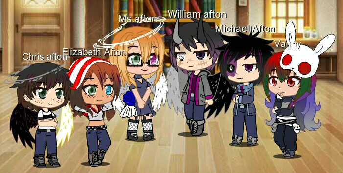 My afton family and vanny