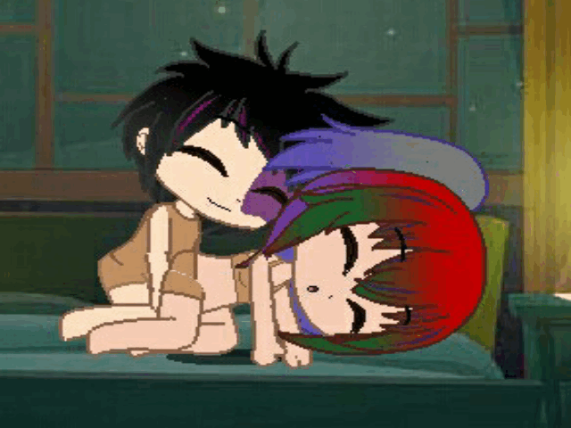 Michael and Vanny having fun