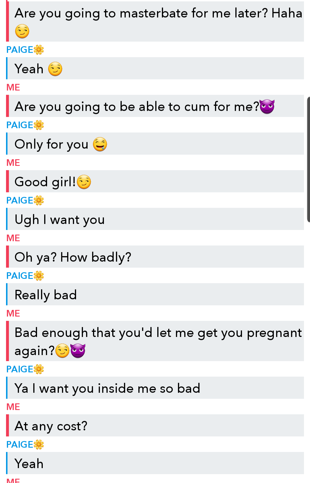 Paige from Iown Washington *18 year old year old pregnant*