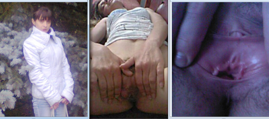 Christina Berg opens her vagina