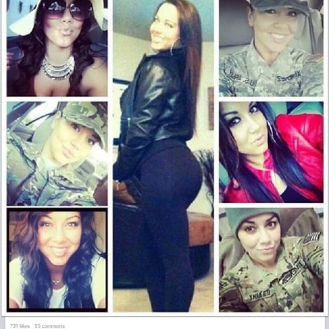 Gabby Military Selfie NN Tease