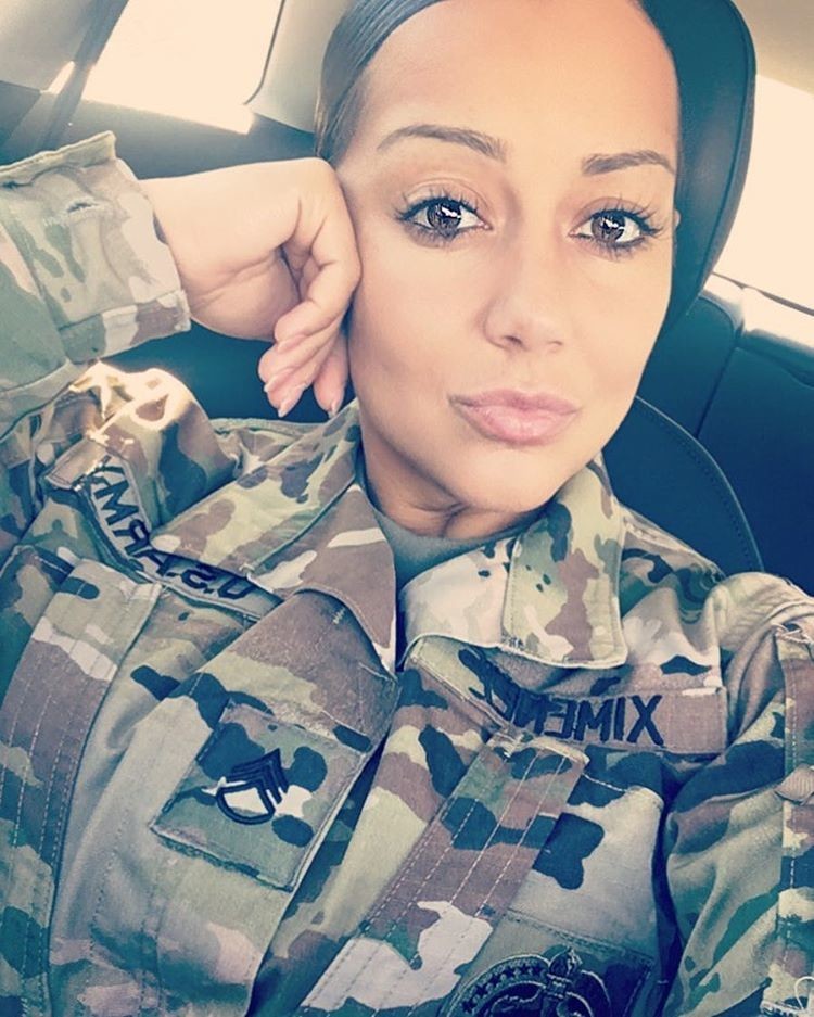 Gabby Military Selfie NN Tease