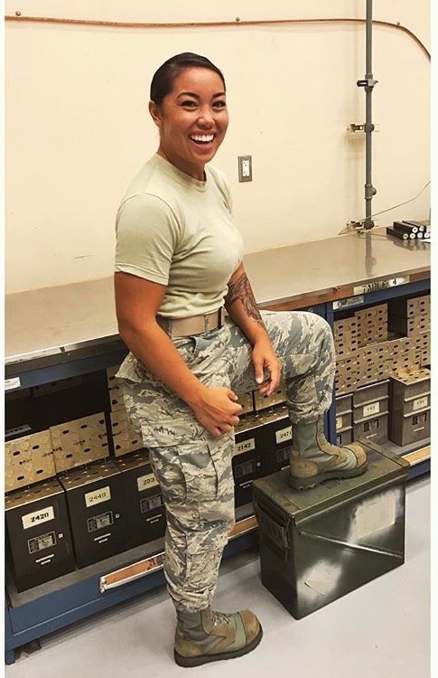 Hot Air Force Selfies Erin