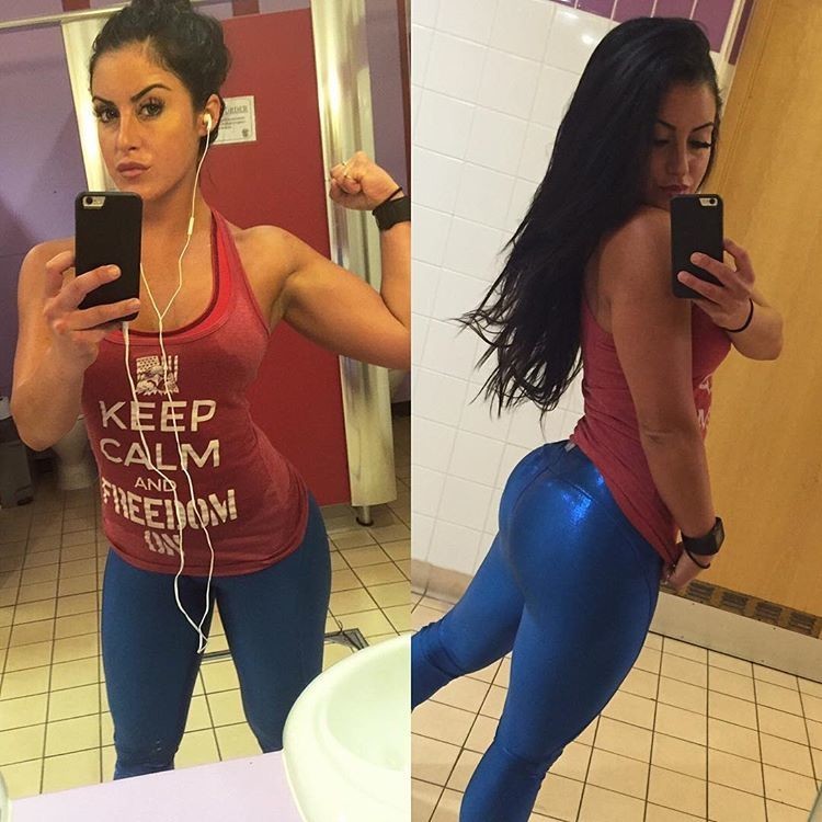 Military Girl Alysia Selfies