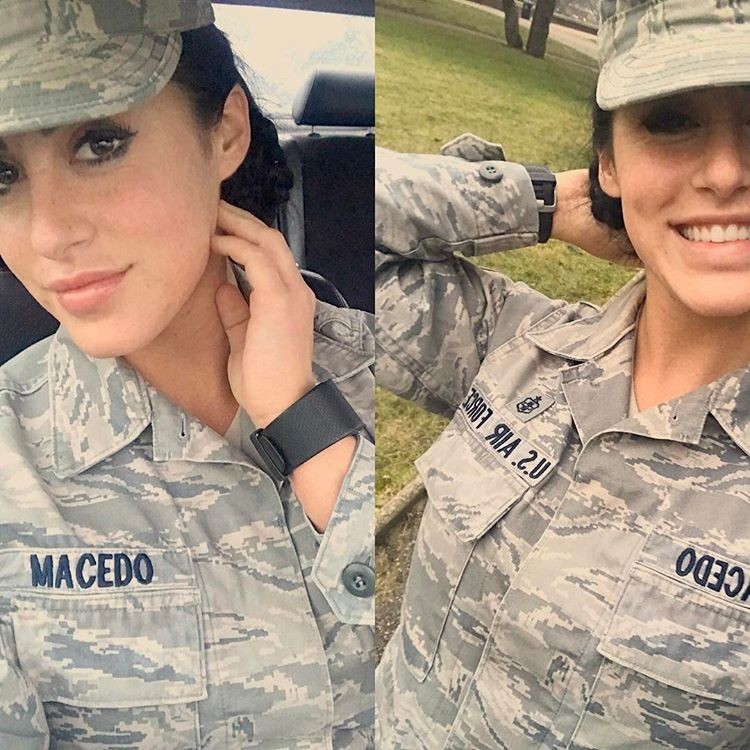 Military Girl Alysia Selfies