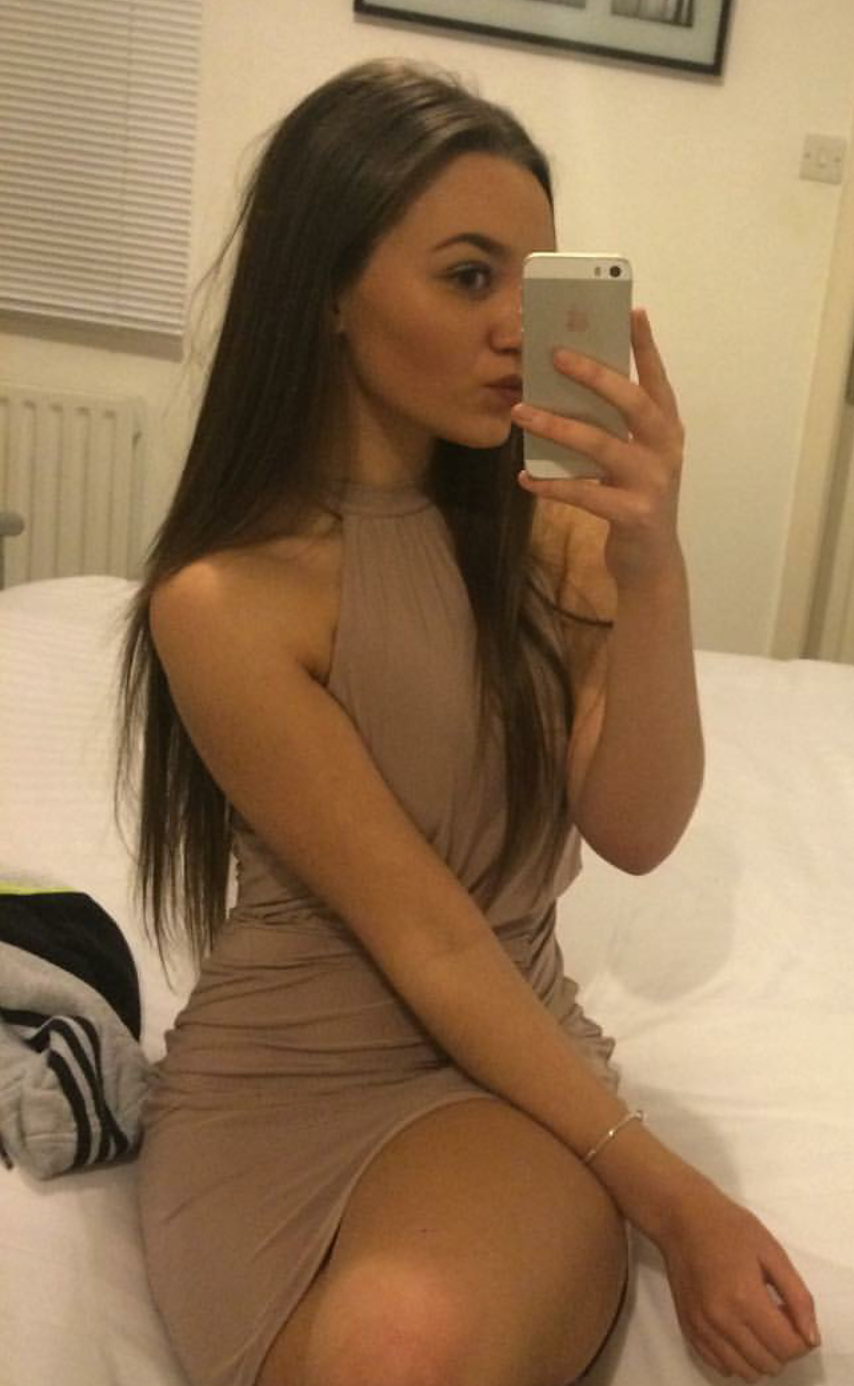 Sexy Brunette Tease Selfies Wow