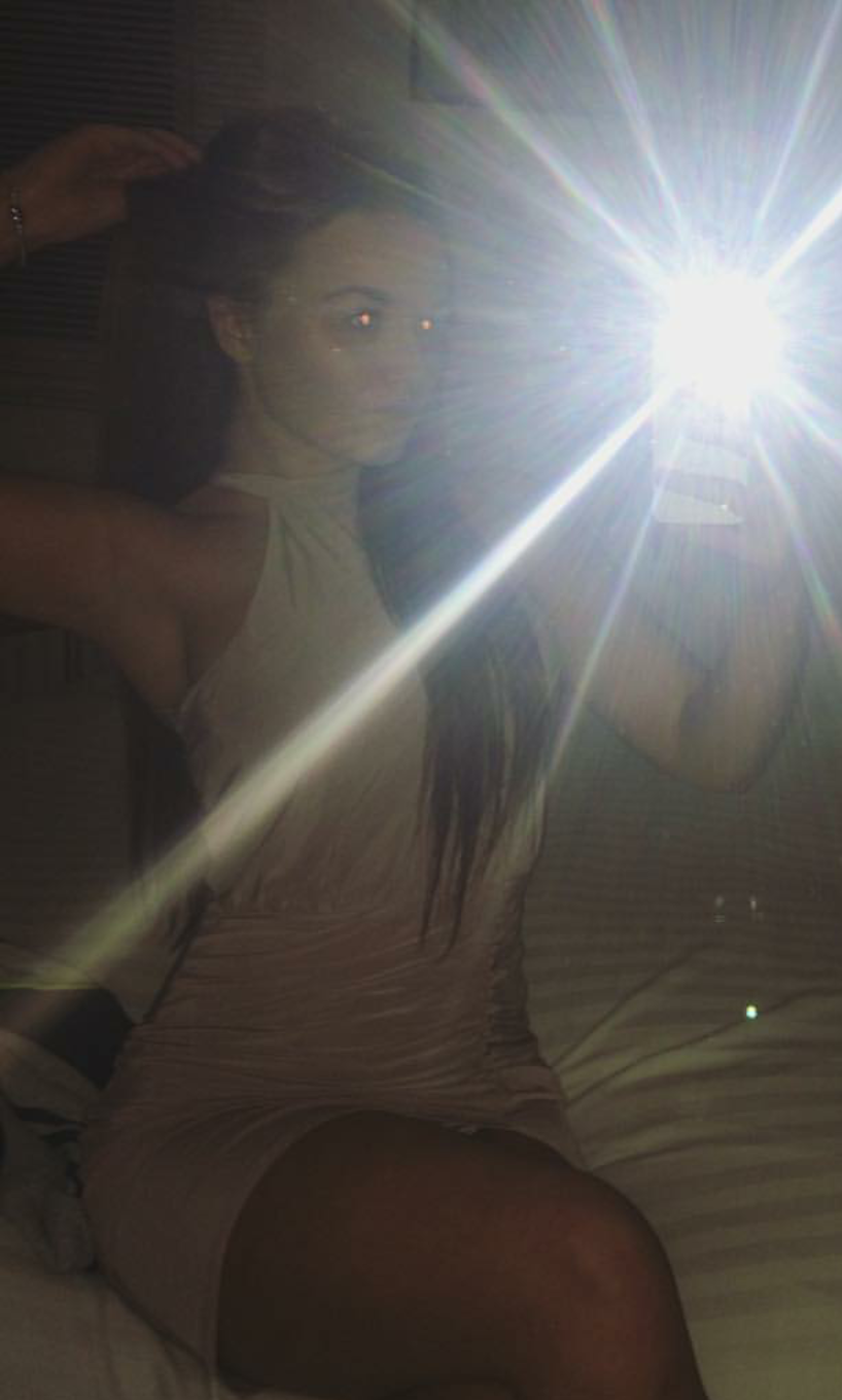 Sexy Brunette Tease Selfies Wow