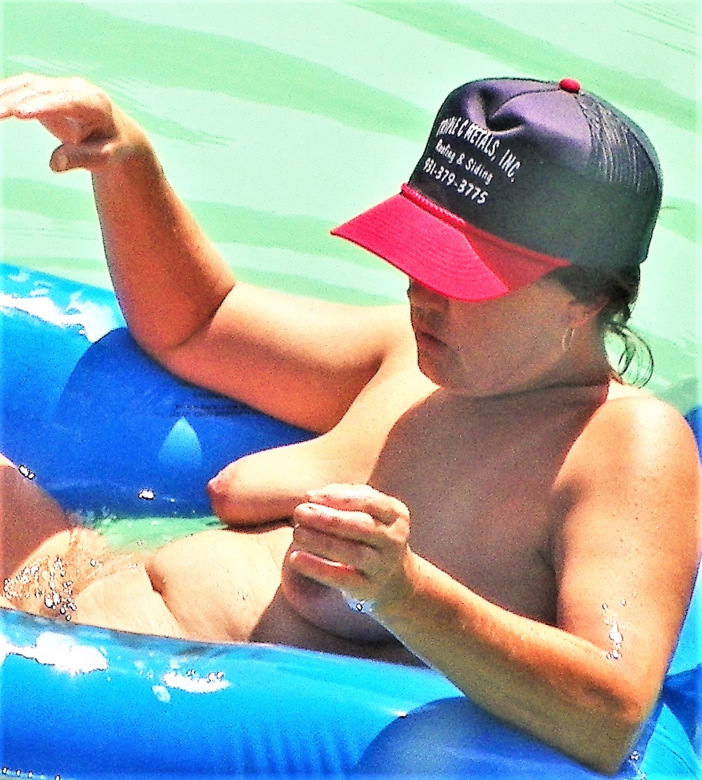 Angela's hairy pussy