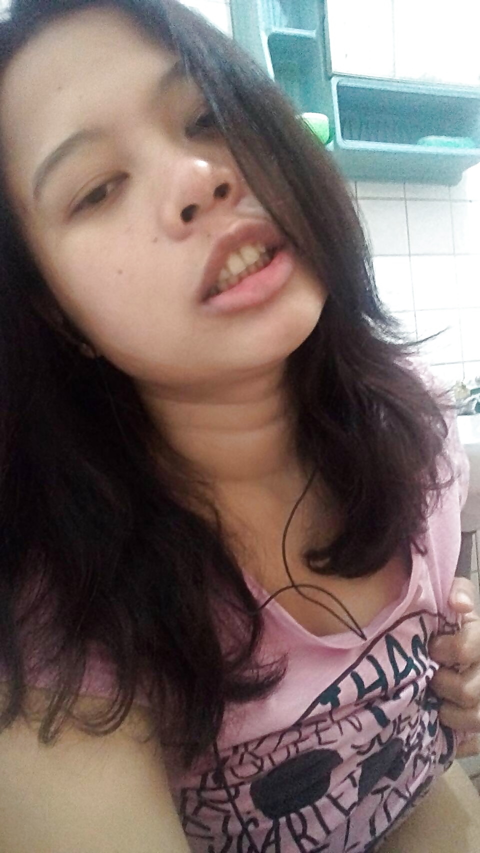 Thick Asian Spreads In Her Heels And Stockings