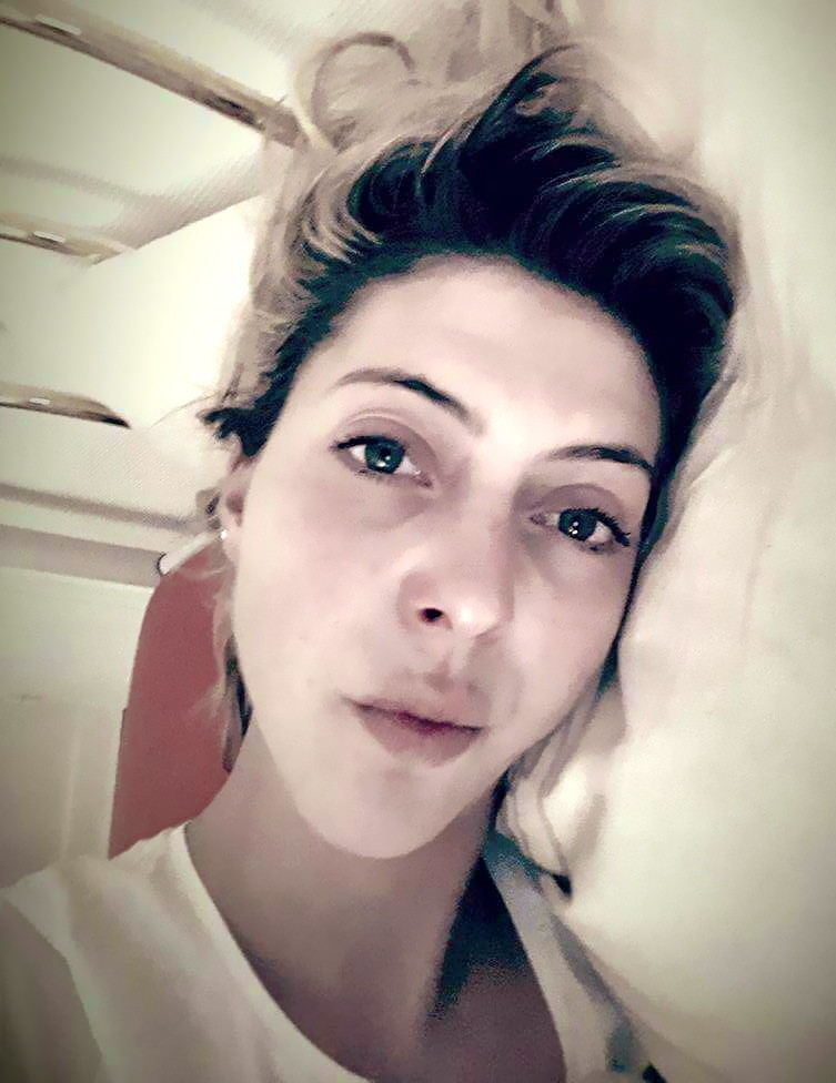 Hot Blonde Sexy Selfies Bra Panties