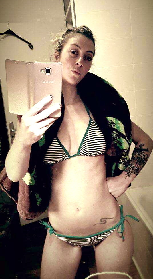 Hot Blonde Sexy Selfies Bra Panties