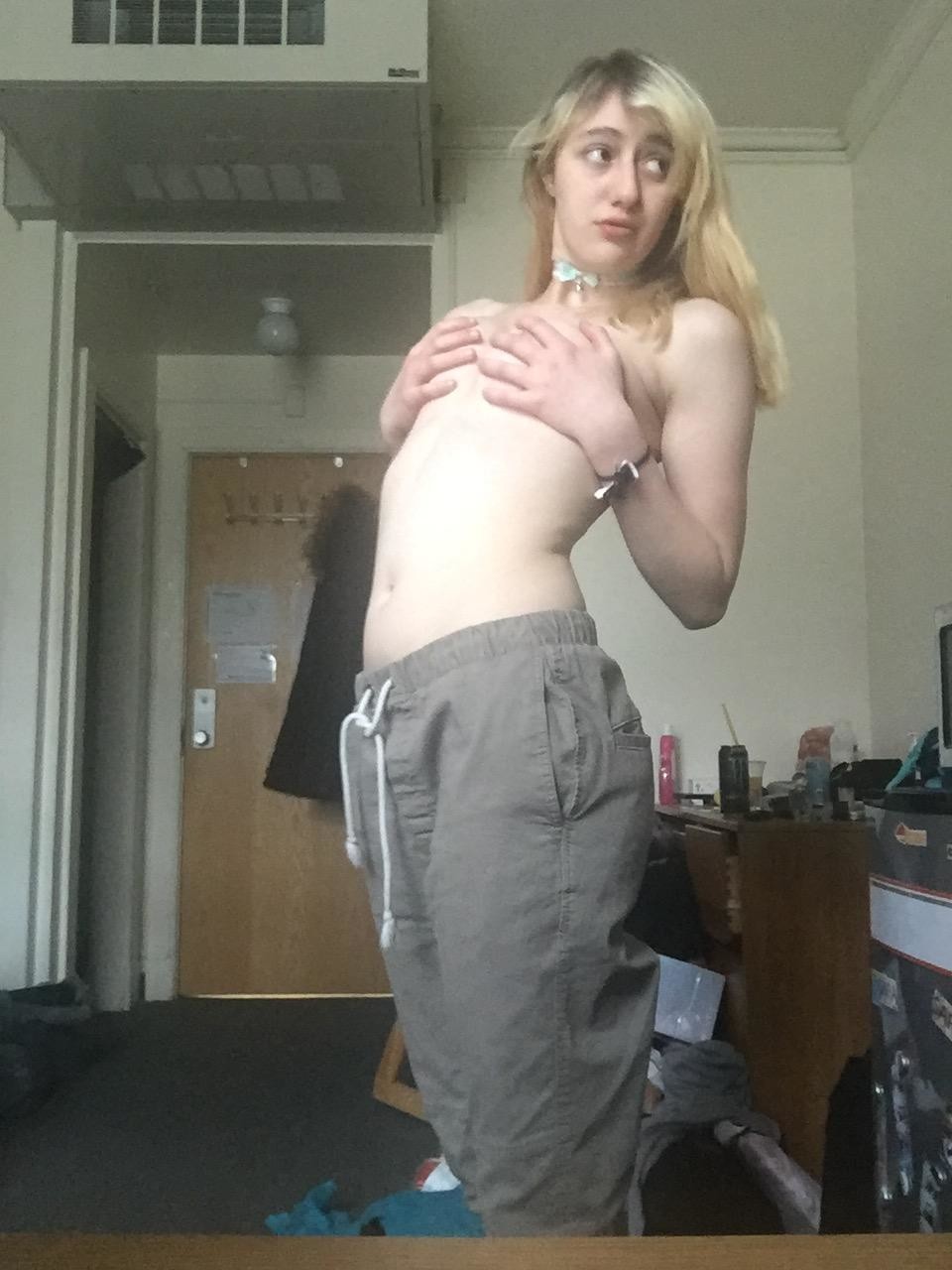 FucktoyPrincess Dorm Coed Blonde