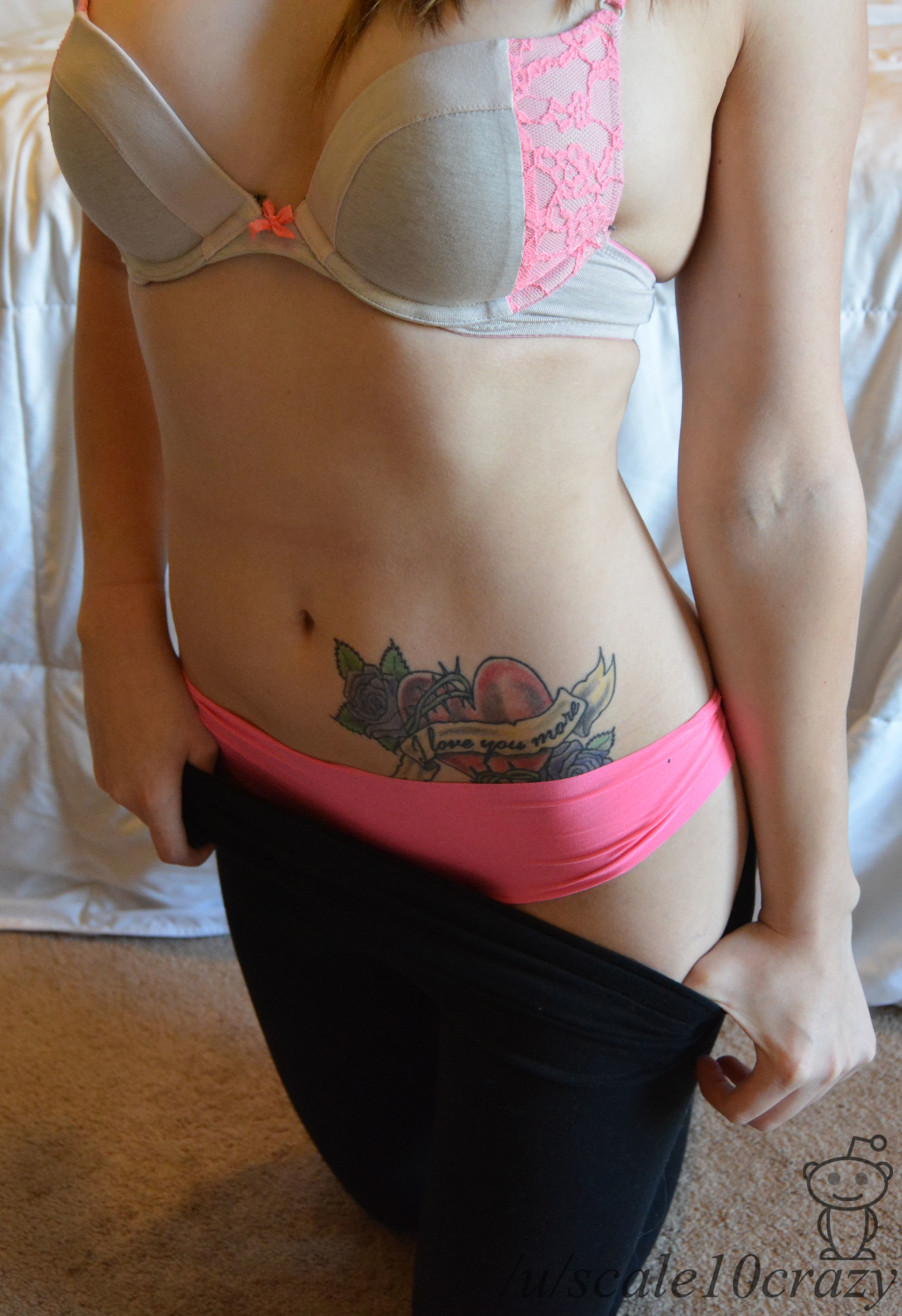 Nice Girl In Front Of Her Mirror