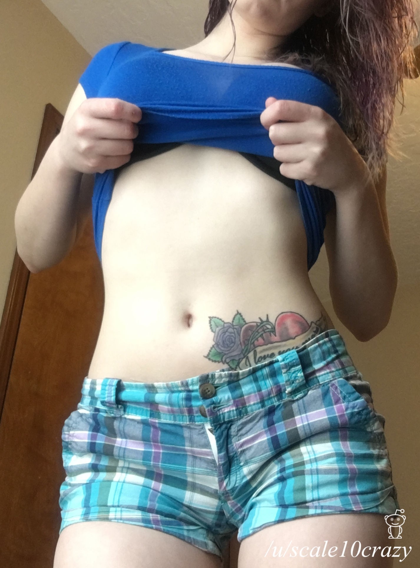 Nice Girl In Front Of Her Mirror