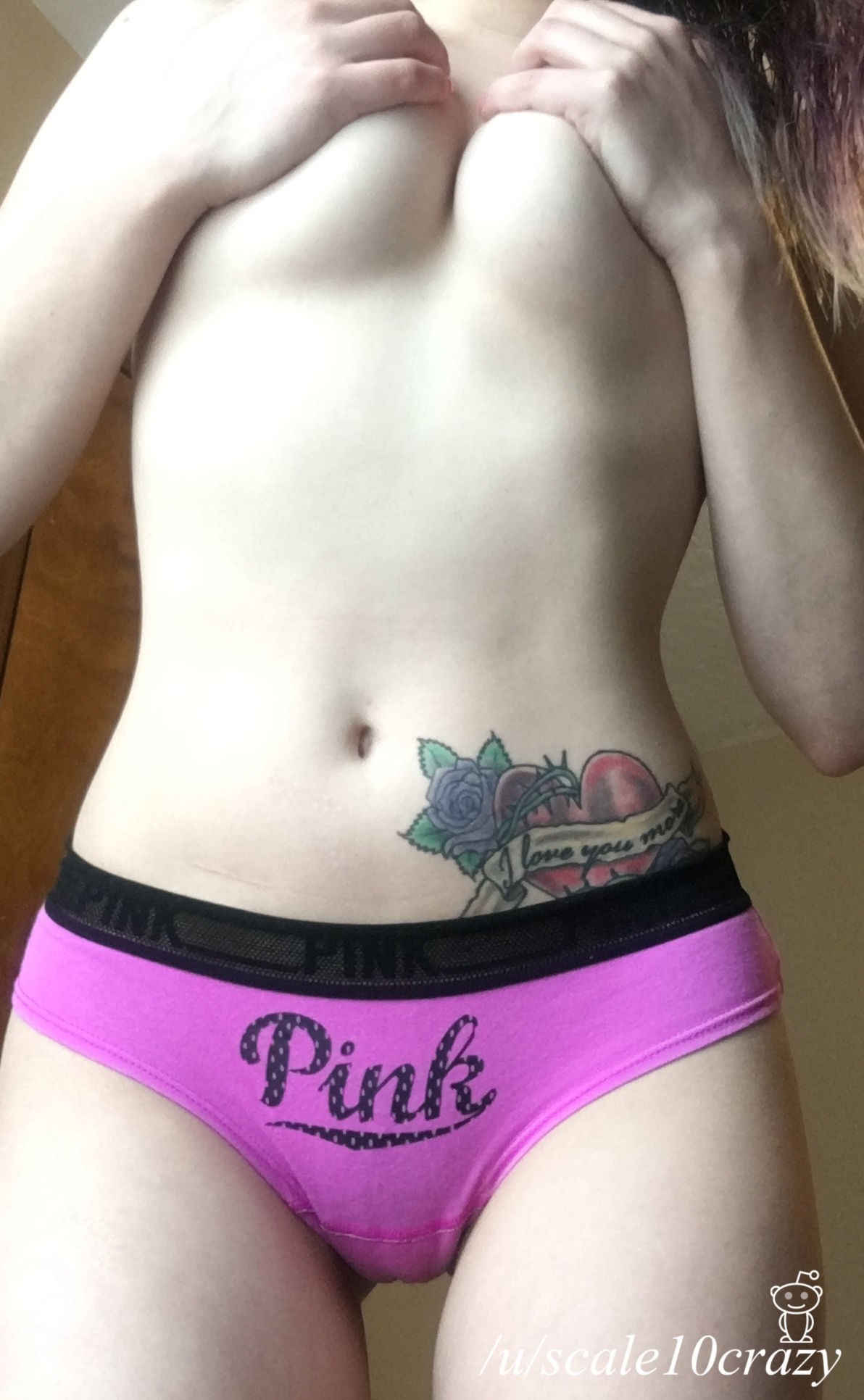 Nice Girl In Front Of Her Mirror