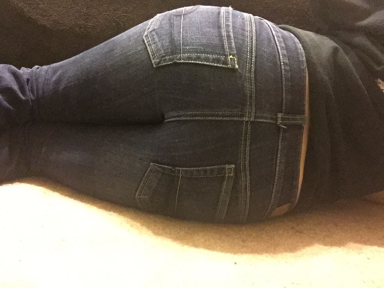 Nice Girl In Front Of Her Mirror