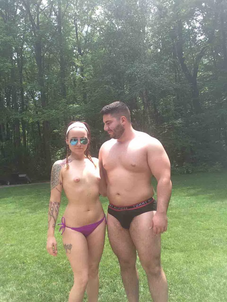 Dirty Girl with Big Guy