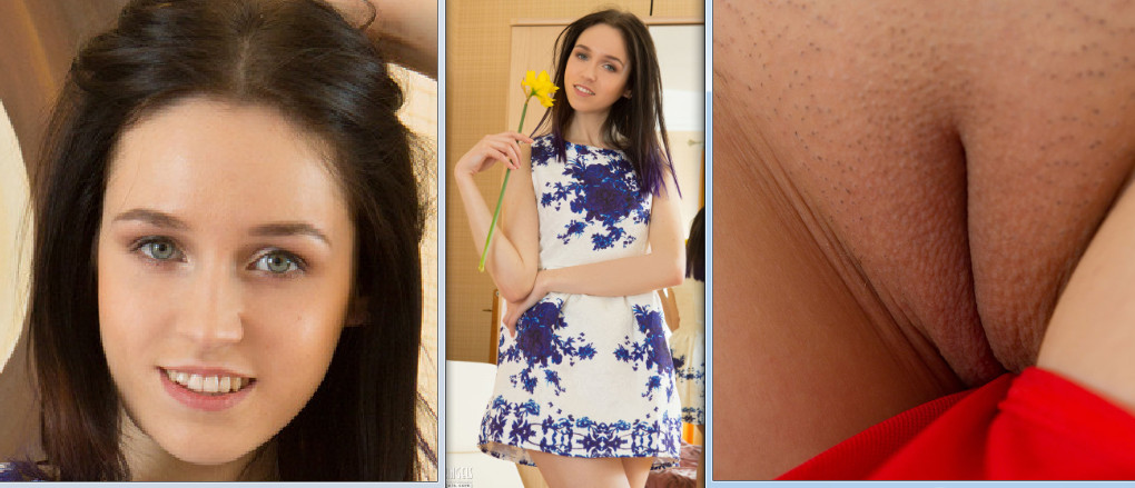 Christina Cooper opens her vagina