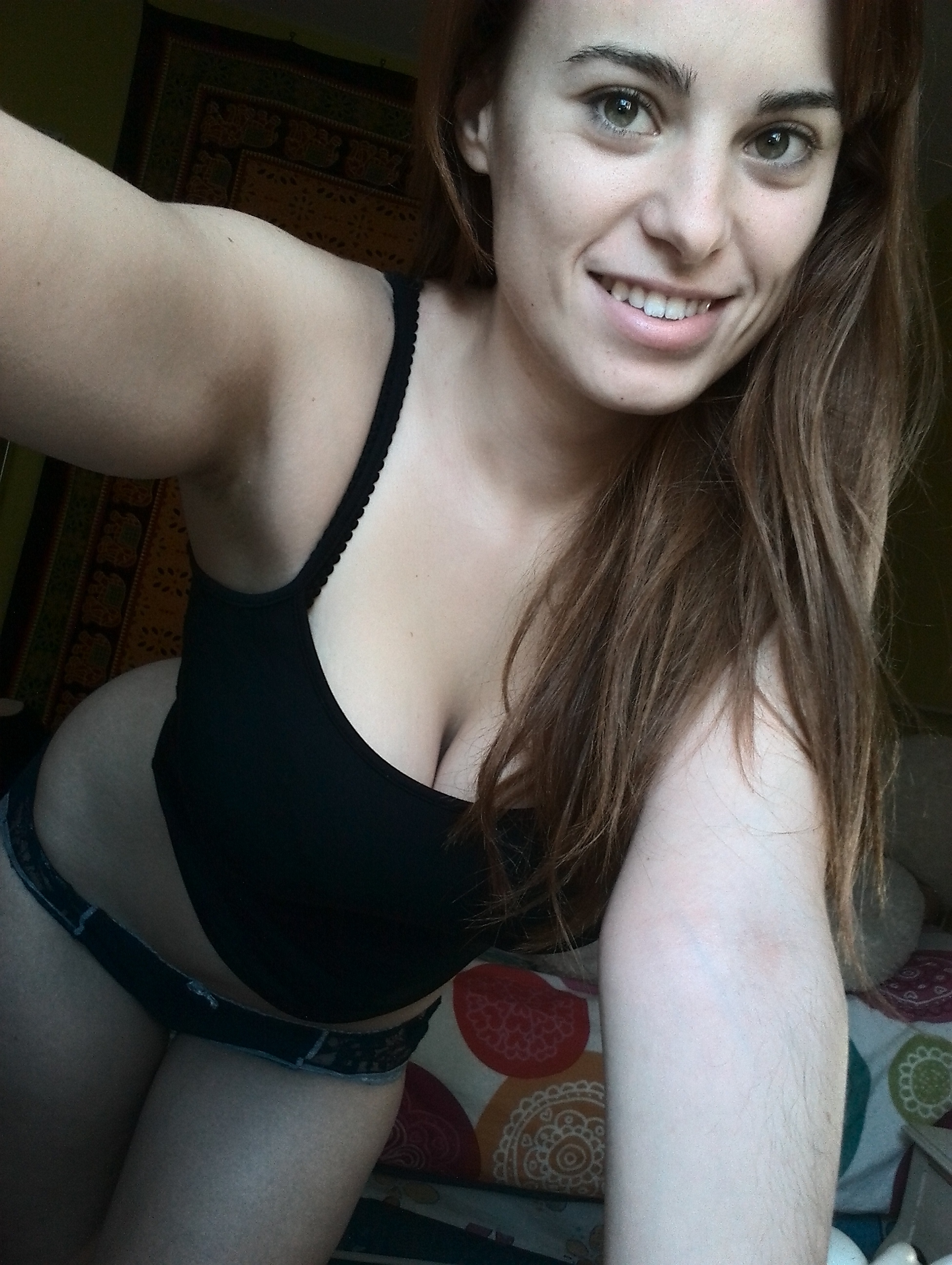 Very Pretty and Busty Brunette Cutie