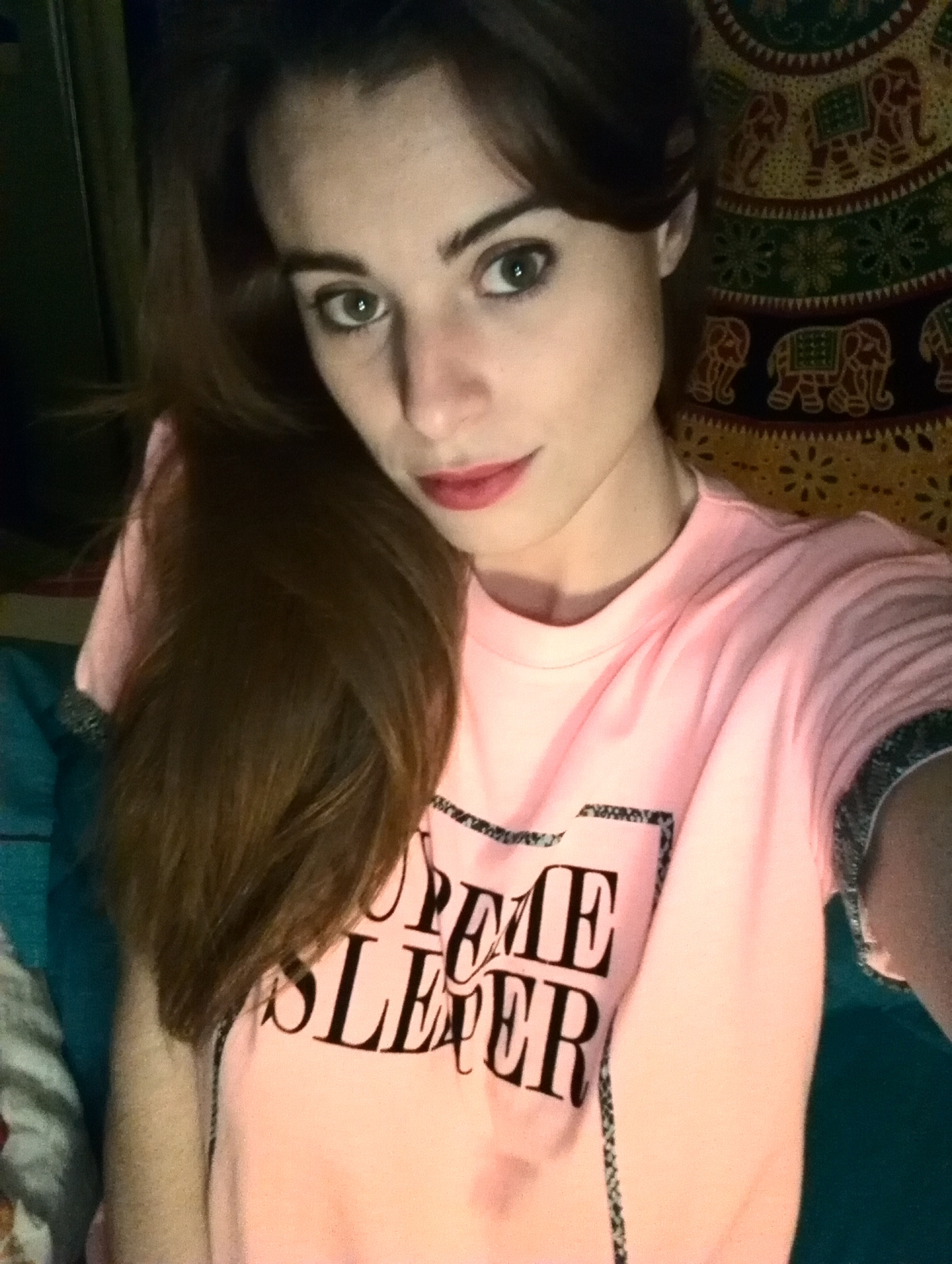 Very Pretty and Busty Brunette Cutie