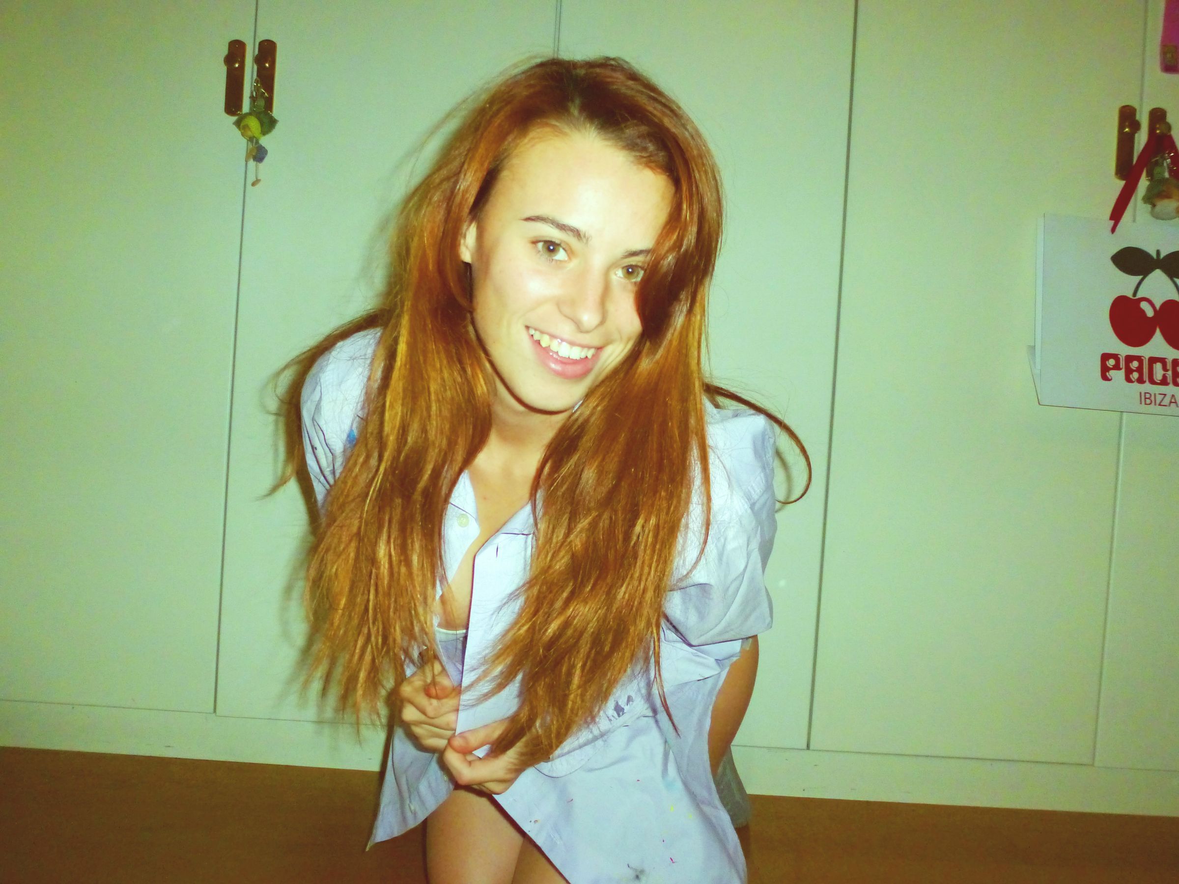 Very Pretty and Busty Brunette Cutie