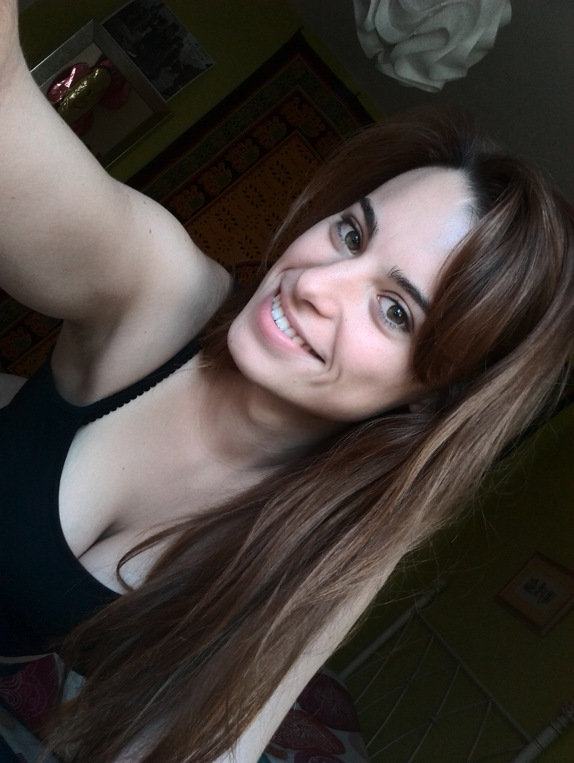 Very Pretty and Busty Brunette Cutie