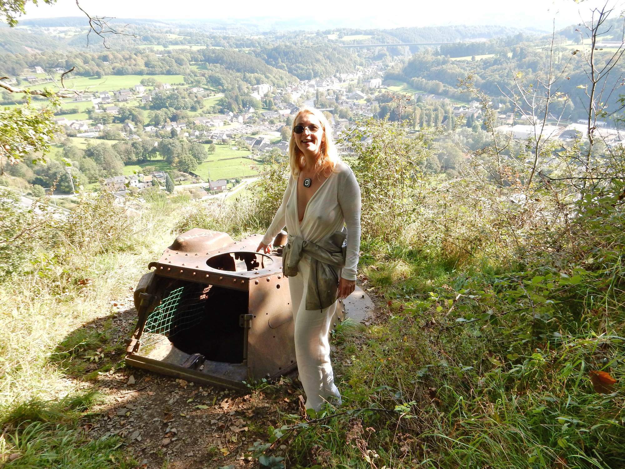 Exhibitionist Blonde Sexy Mature Wow