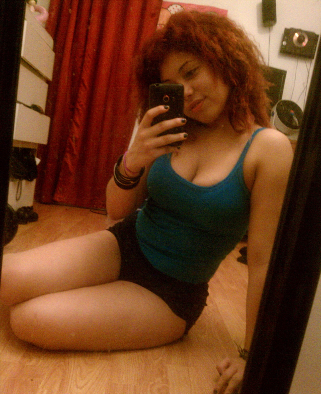 Big Booty Latina Selfie Yoga Girl