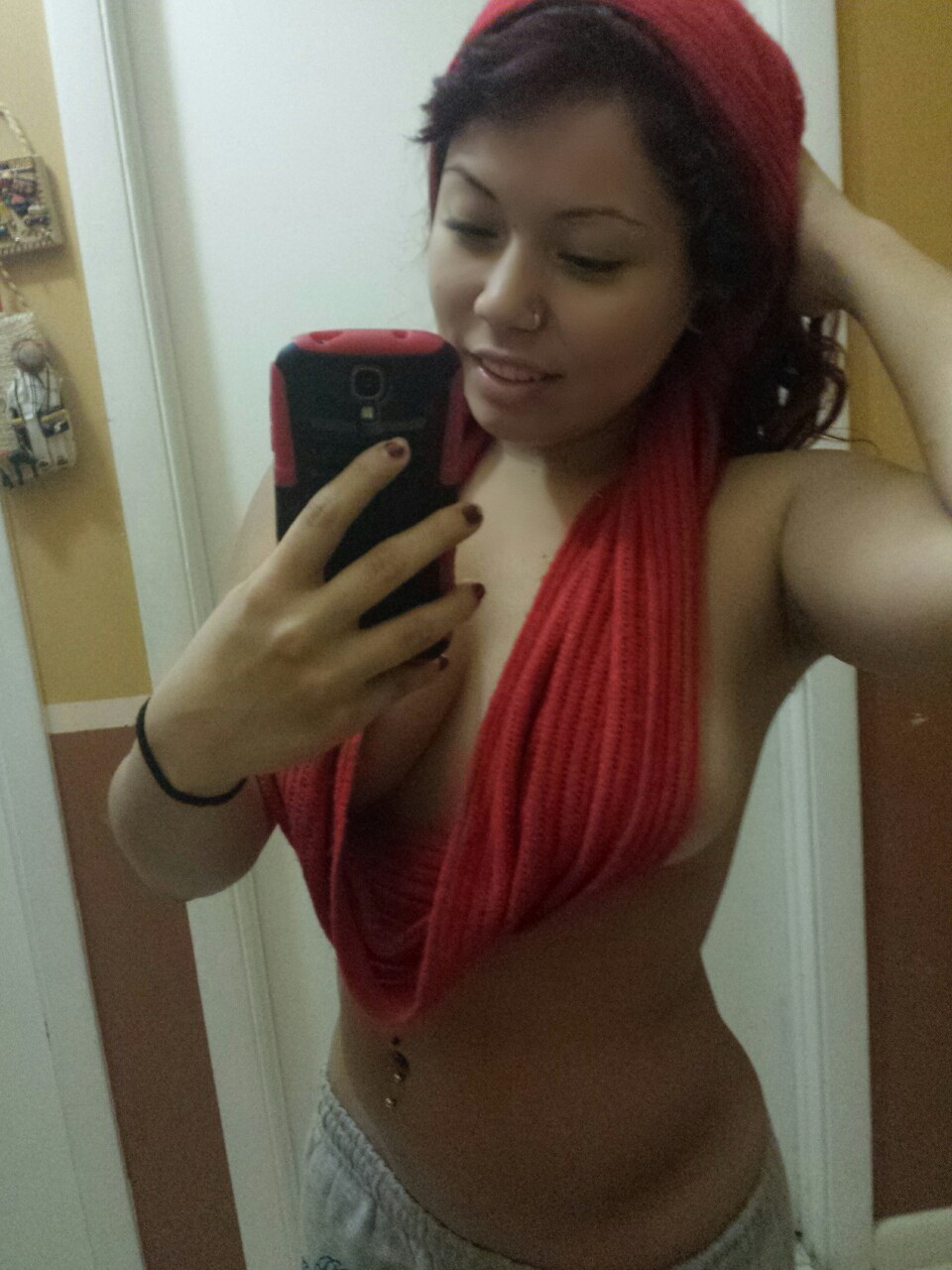 Big Booty Latina Selfie Yoga Girl