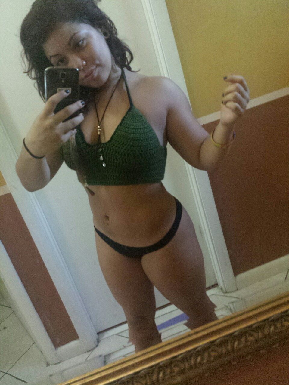 Big Booty Latina Selfie Yoga Girl