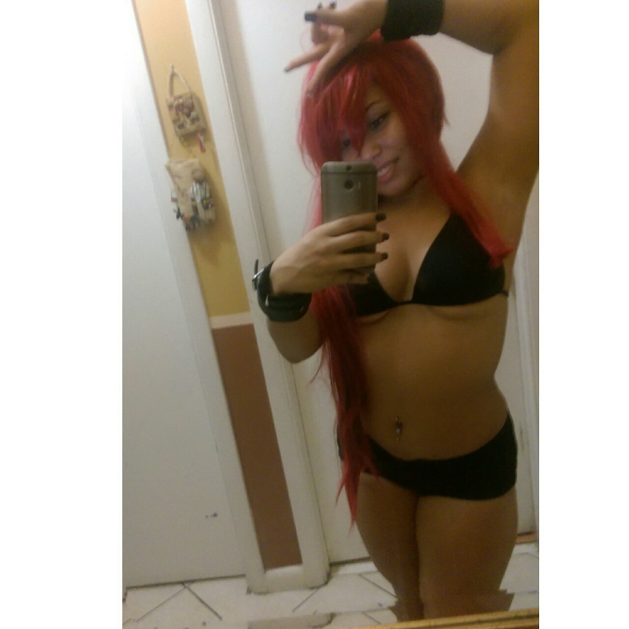 Big Booty Latina Selfie Yoga Girl