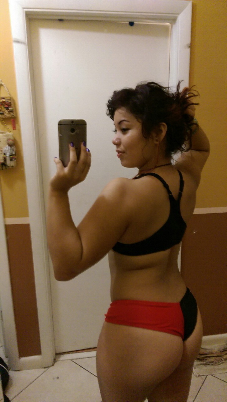 Big Booty Latina Selfie Yoga Girl