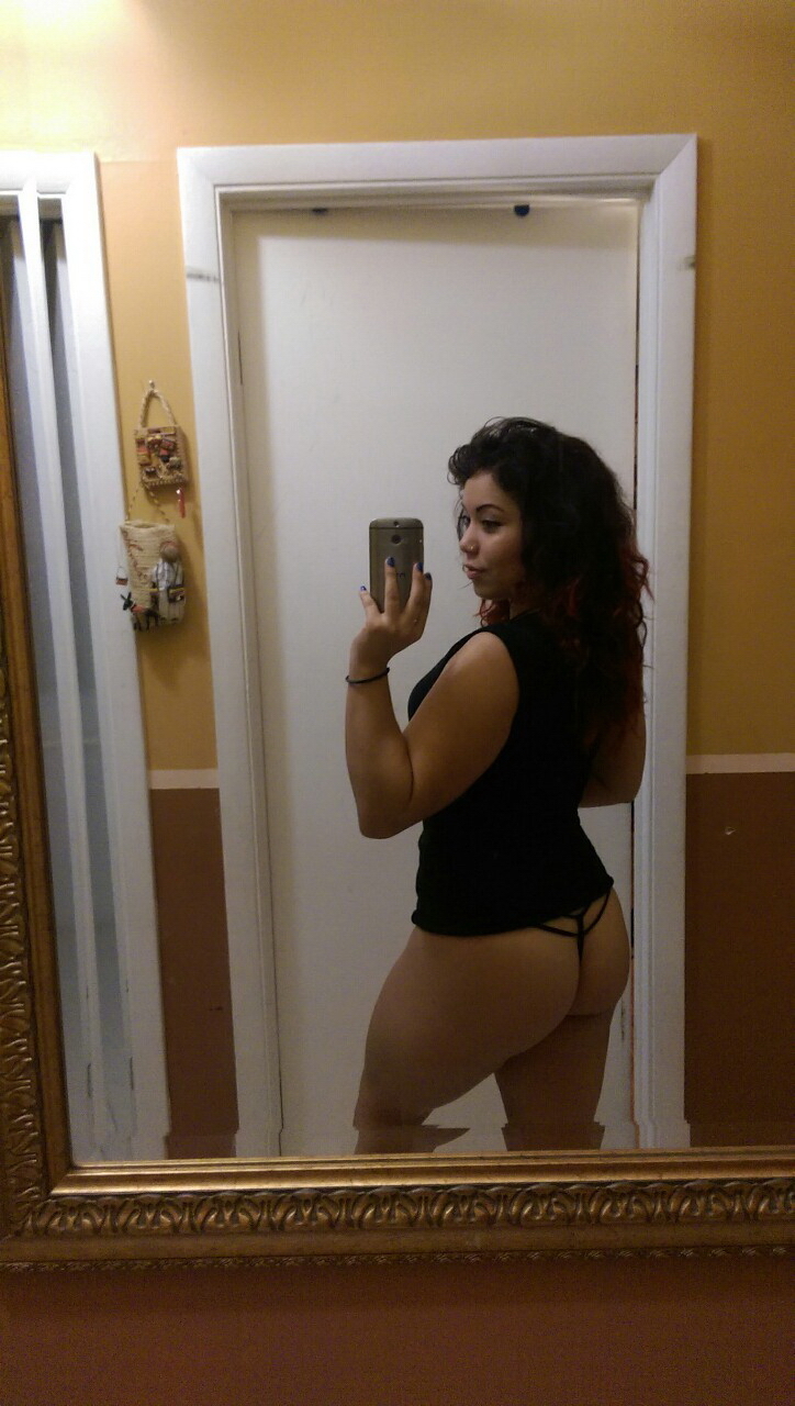 Big Booty Latina Selfie Yoga Girl