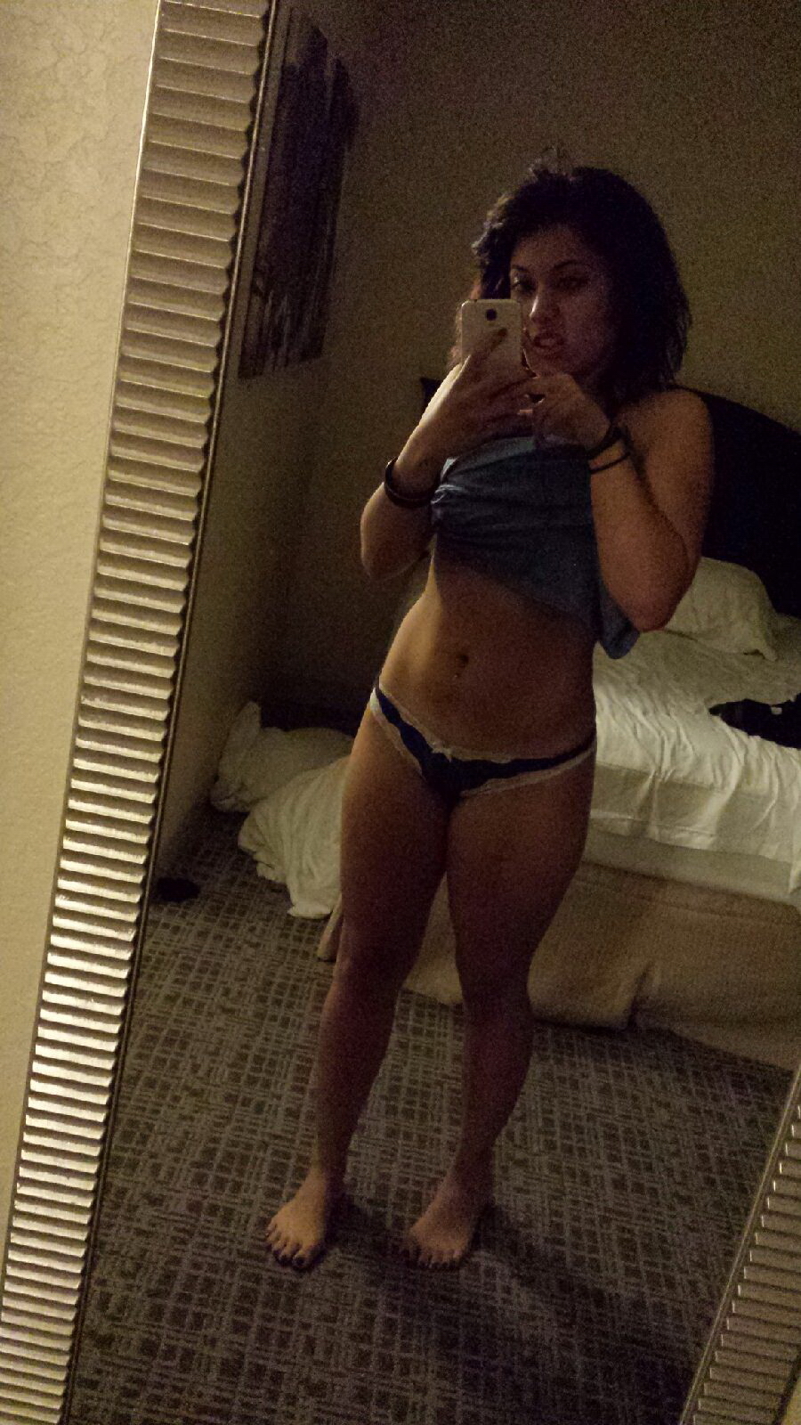 Big Booty Latina Selfie Yoga Girl