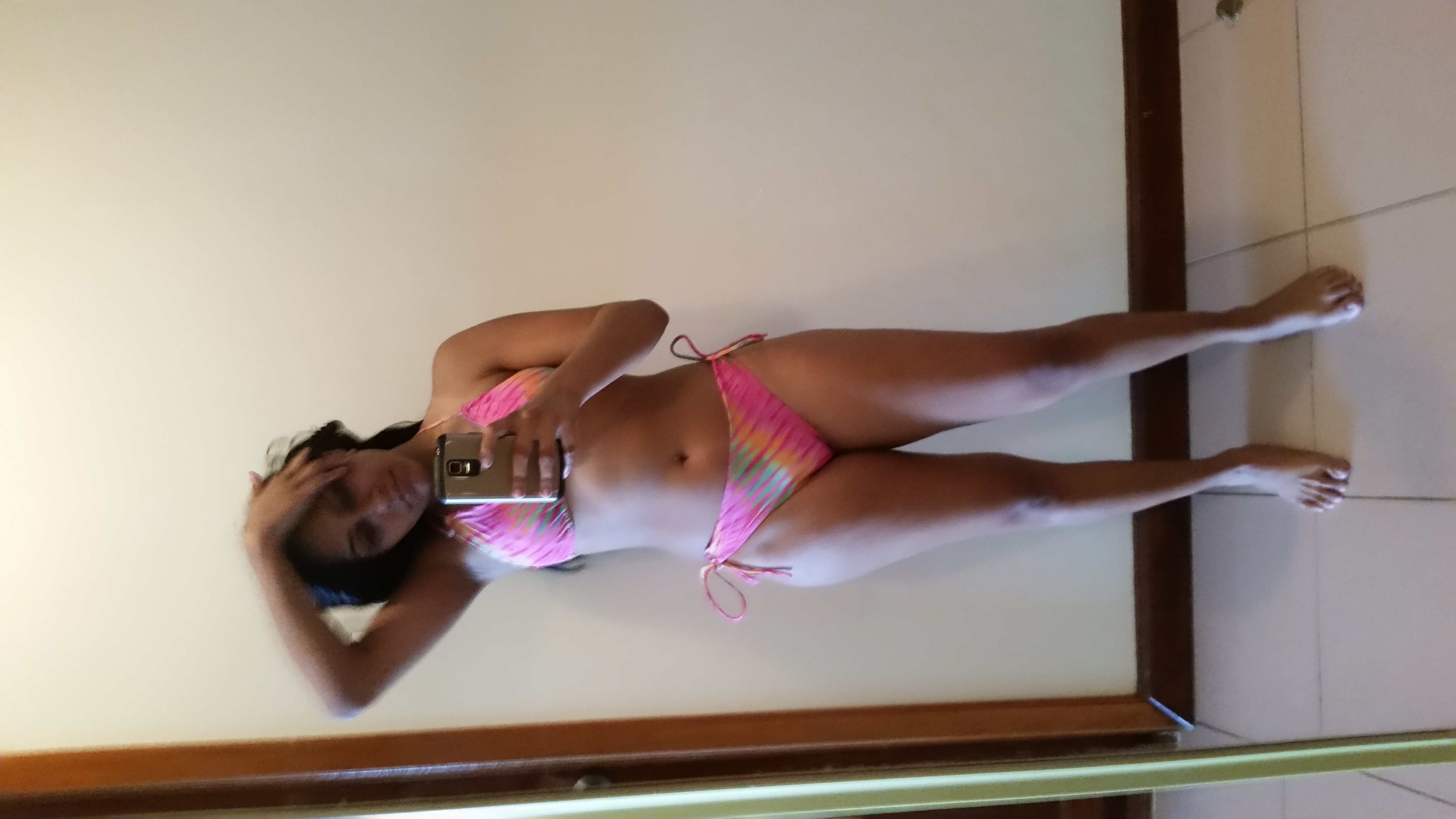 Dirty Brown Gal Dildo and Big Booty