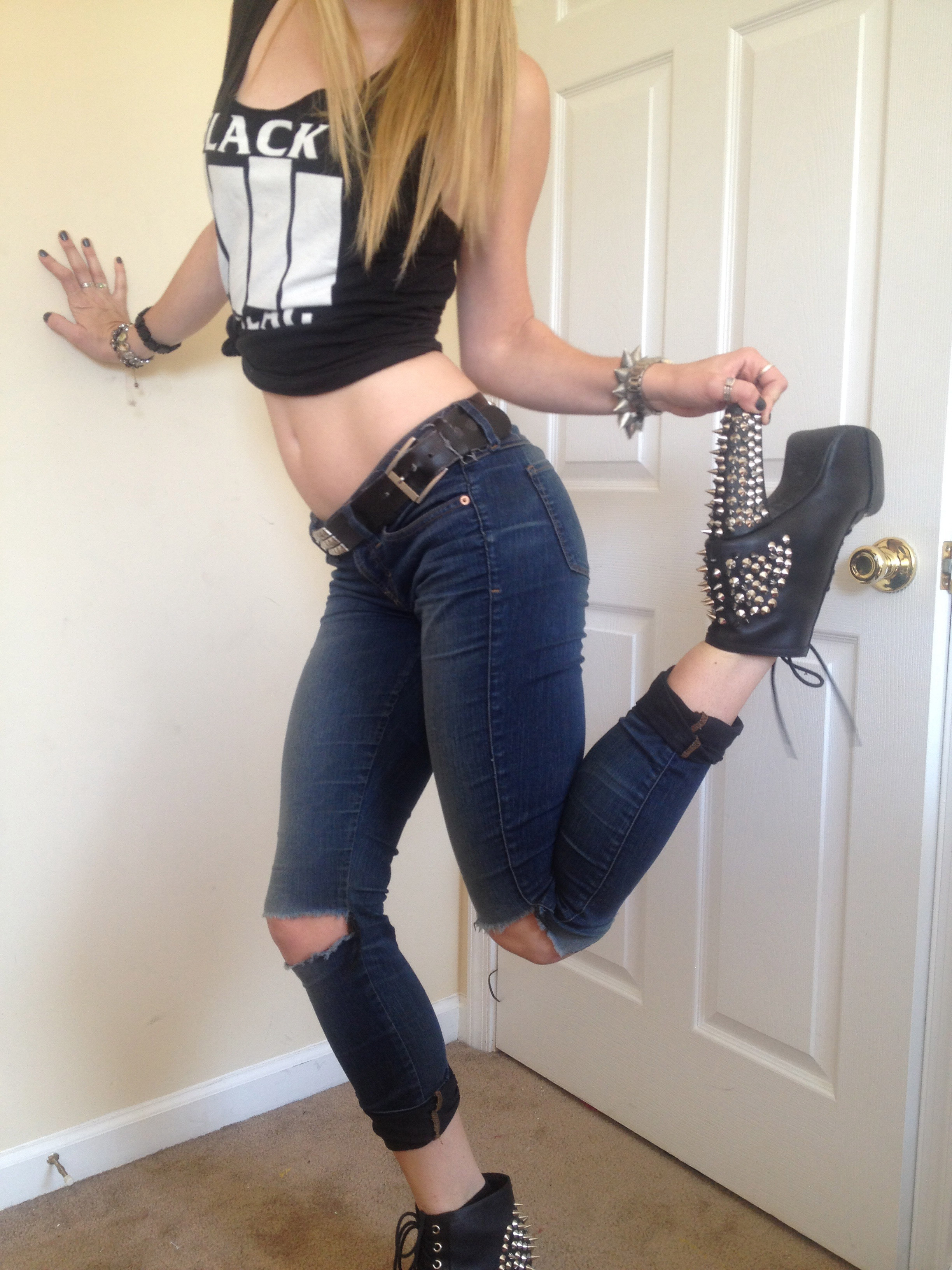 Legslegslegslegs Extreme Blonde Babe